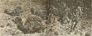 william r clark hedins expedition under en sandstorm langt inne i takla makanoknen i april 1894 Spain oil painting artist